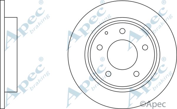 APEC BRAKING Bremžu diski DSK500